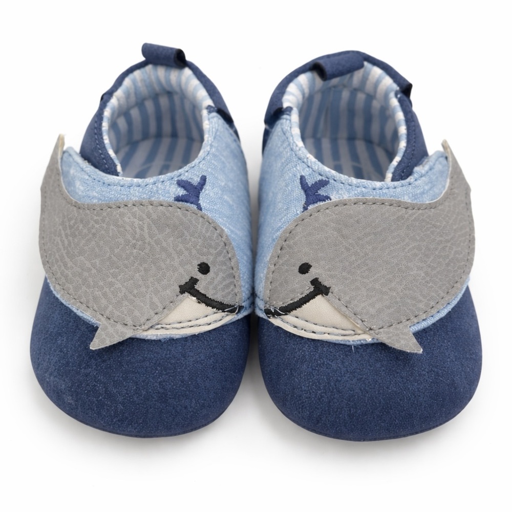 Ro + Me by Robeez Soft Sole Shoes | Dolphin | Blue | 0–6M | New